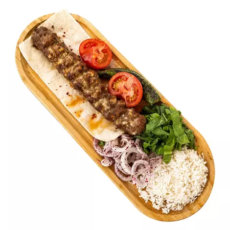 Адана-кебаб люля говяжье (с лавашом) Altyn açar 