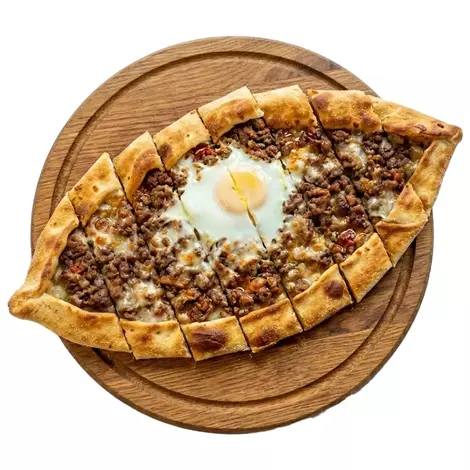 Пиде с сыром и яйцом Altyn açar 