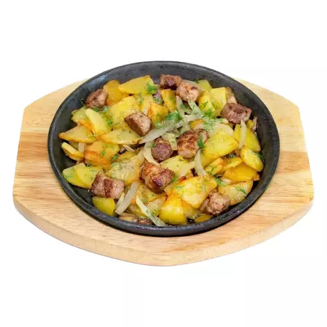 Картофель по домашнему с мясом Altyn açar 